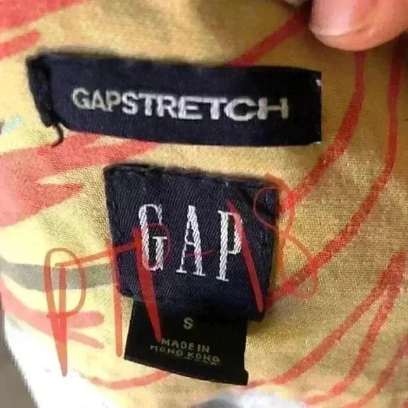 VTG GAP Y2K GAP light blue SHORT COLLAR DENIM ALTERED JACKET FRIDAH KAHLO SMALL - Picture 5 of 5